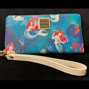 Dooney & Bourke Disney The Little mermaid wristlet wallet